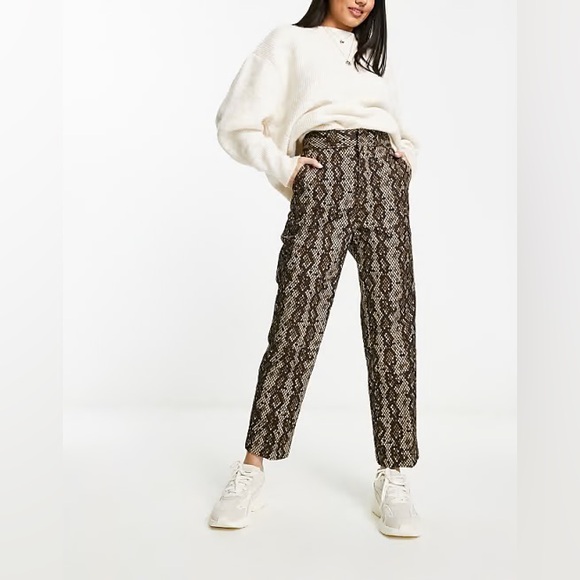 Dickies Black and Brown Cropped Pants - Picture 1 of 10